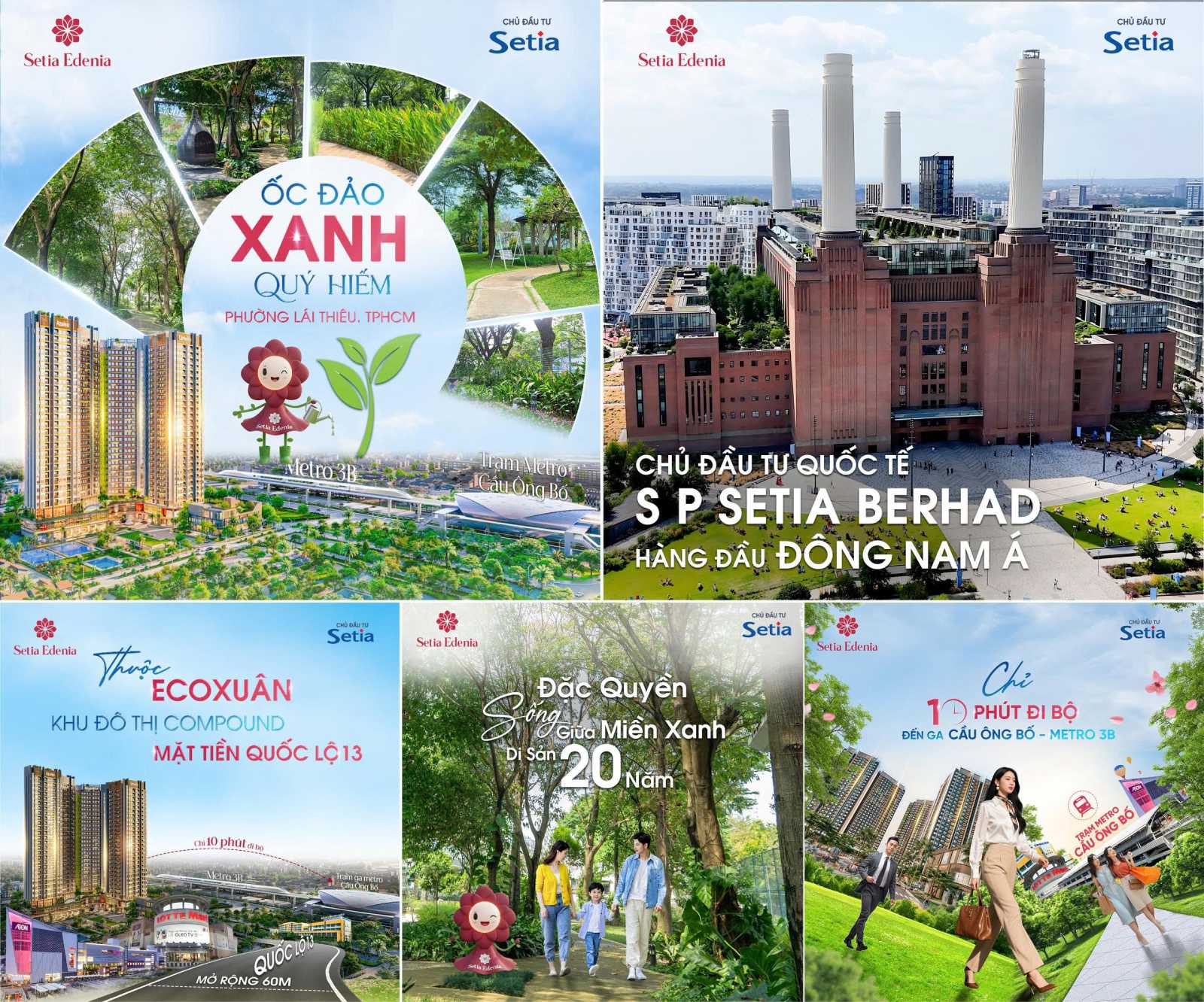 Ốc đảo xanh setia edenia