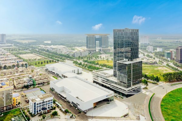 WTC Tower và không gian đô thị xung quanh tại Thành phố mới Bình Dương